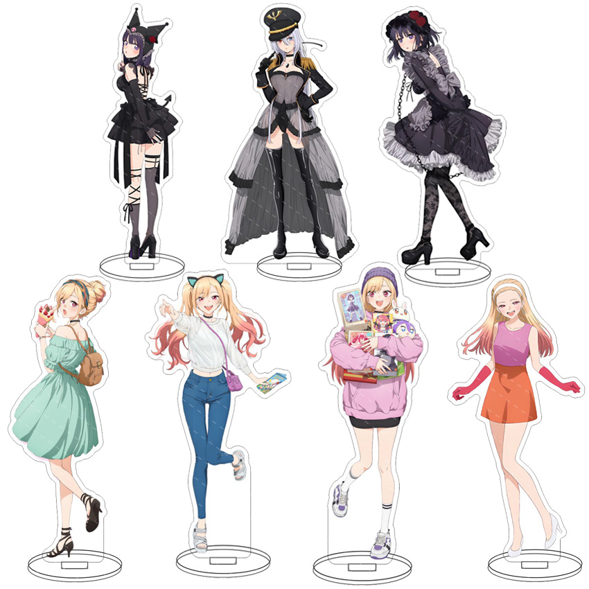 Anime Merchandise Toys - Акриловая подставка 16 см с аниме-персонажами