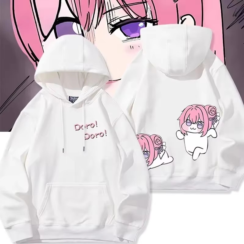 Anime Merch Hoodie - Забавные толстовки с принтом Doro Character,