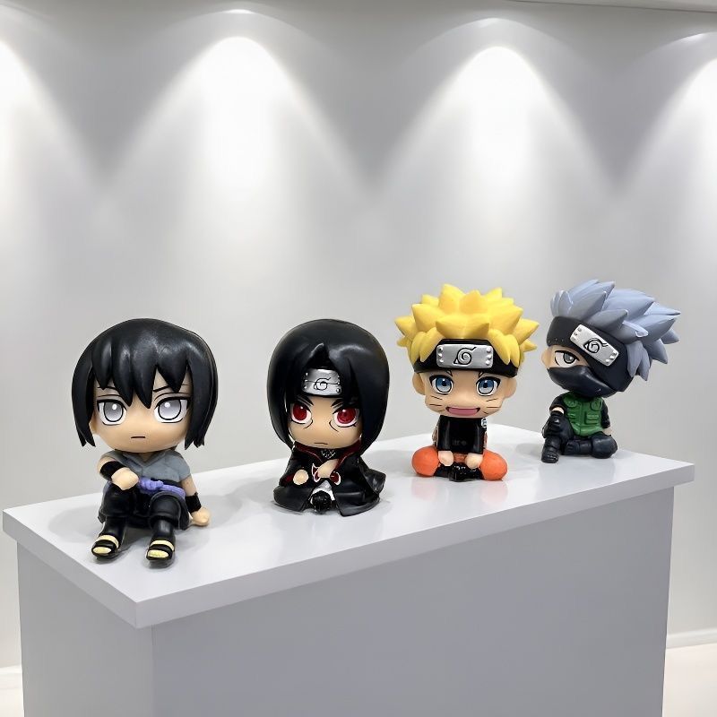 Anime Merchandise Usa - Милая фигурка Наруто, модель кавайной 2D-куби-куклы,
