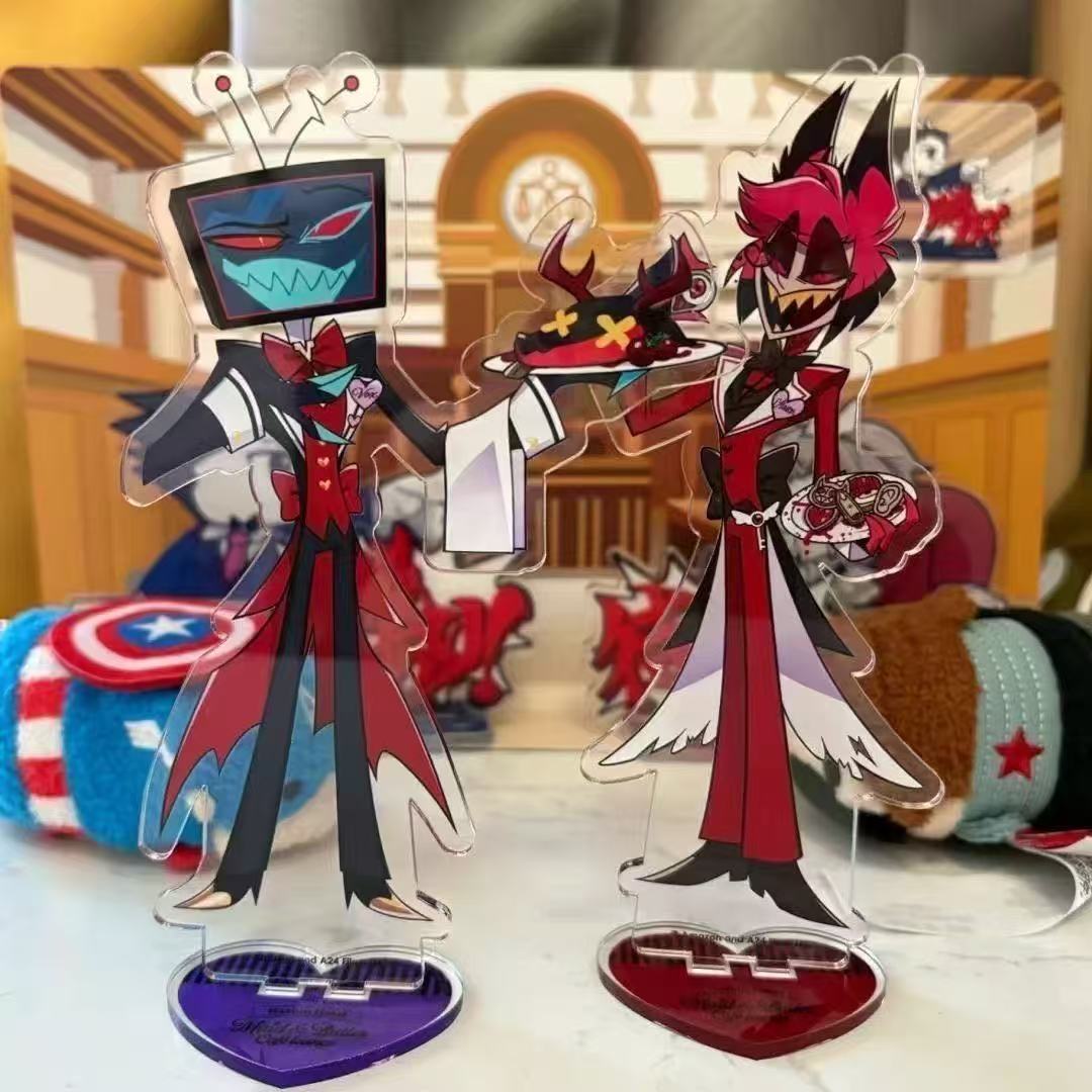 2 шт. Hazbin аниме периферийны – обзор и цена Anime Merchandise Toys