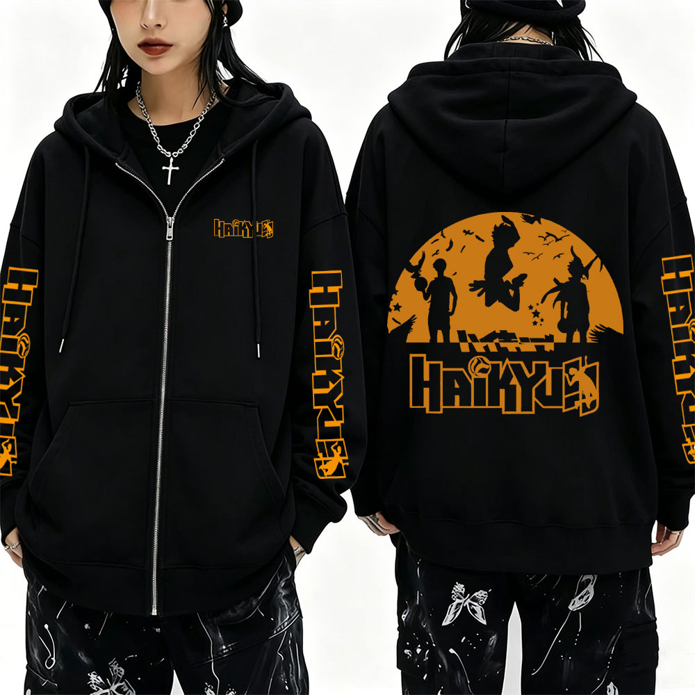 Толстовка на молнии с принтом  – обзор и цена Anime Merch Hoodie