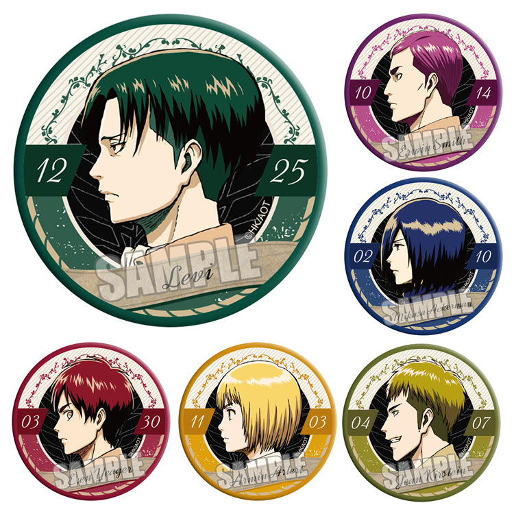 Набор аниме-значков «Атака Тит – обзор и цена Anime Merchandise Types