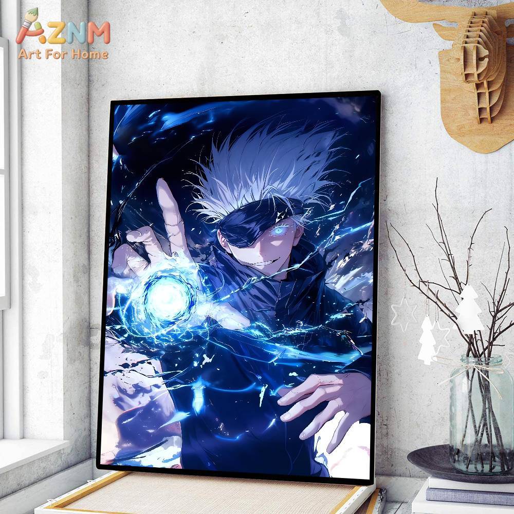 AZNM Jujutsu Kaisen Gojo Sator – обзор и цена Anime Merchandise Posters