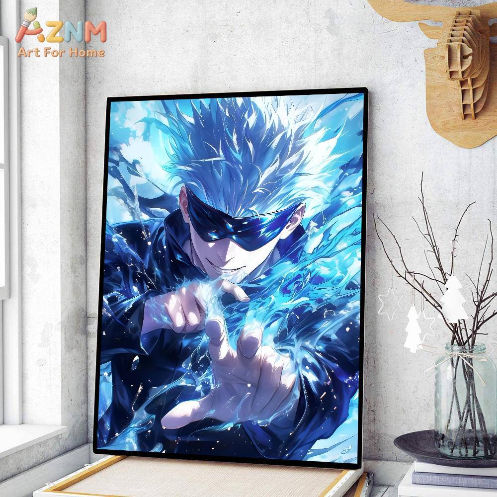 AZNM Jujutsu Kaisen Gojo Sator – обзор и цена Anime Merchandise Posters