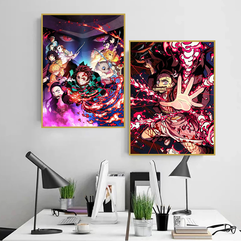 Безрамная картина на холсте «А – обзор и цена Anime Merchandise Posters