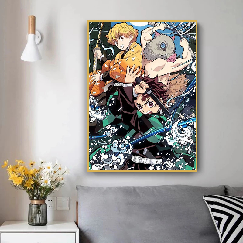 Безрамная картина на холсте «А – обзор и цена Anime Merchandise Posters