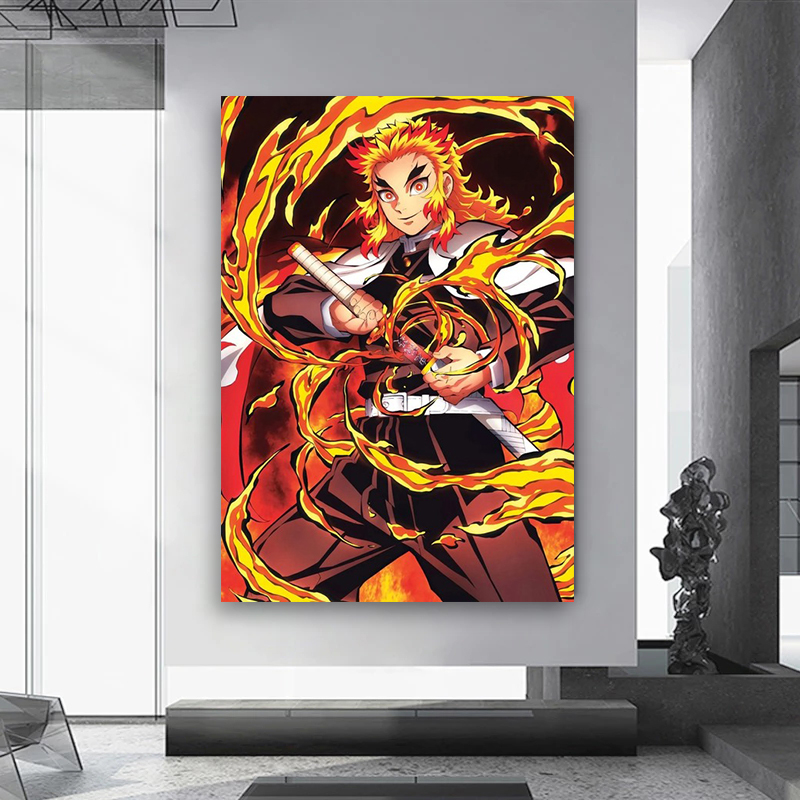 Безрамная картина на холсте «А – обзор и цена Anime Merchandise Posters